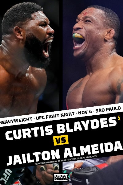 ufc blaydes vs almeida 2023