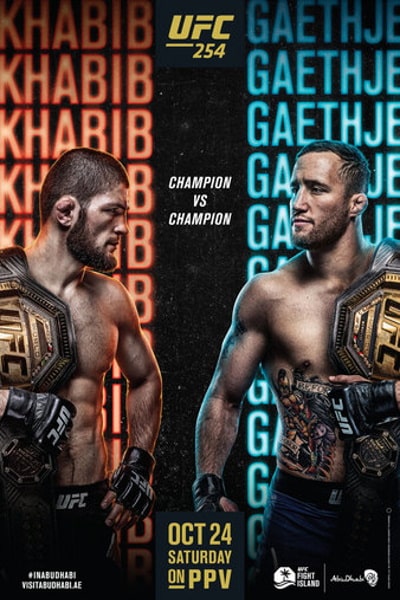 UFC 254: Khabib vs Gaethje